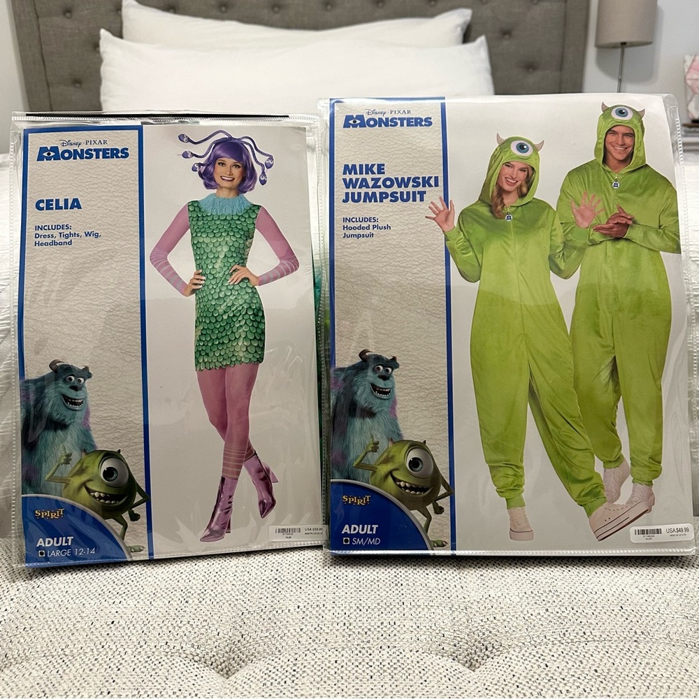 Mike Wazowski and Celia couples costume